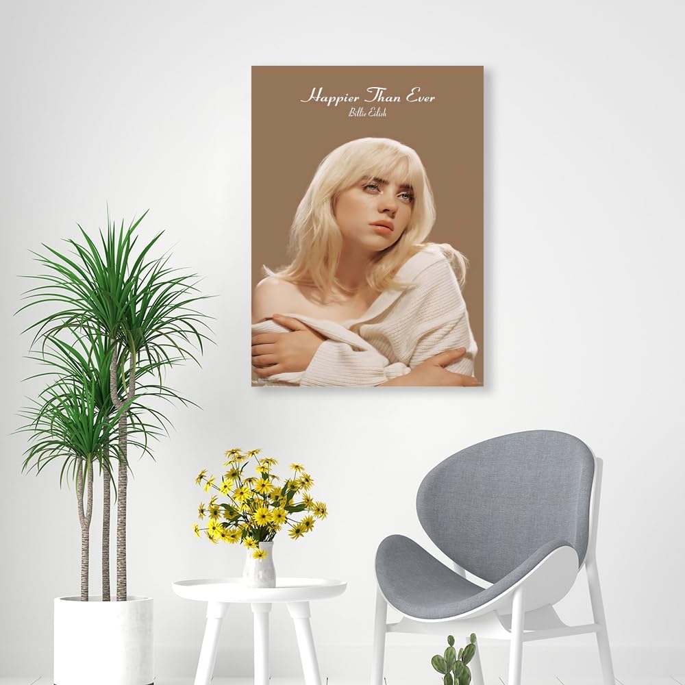 Billie Eilish album canvas poster slaapkamer decor sport landschap
